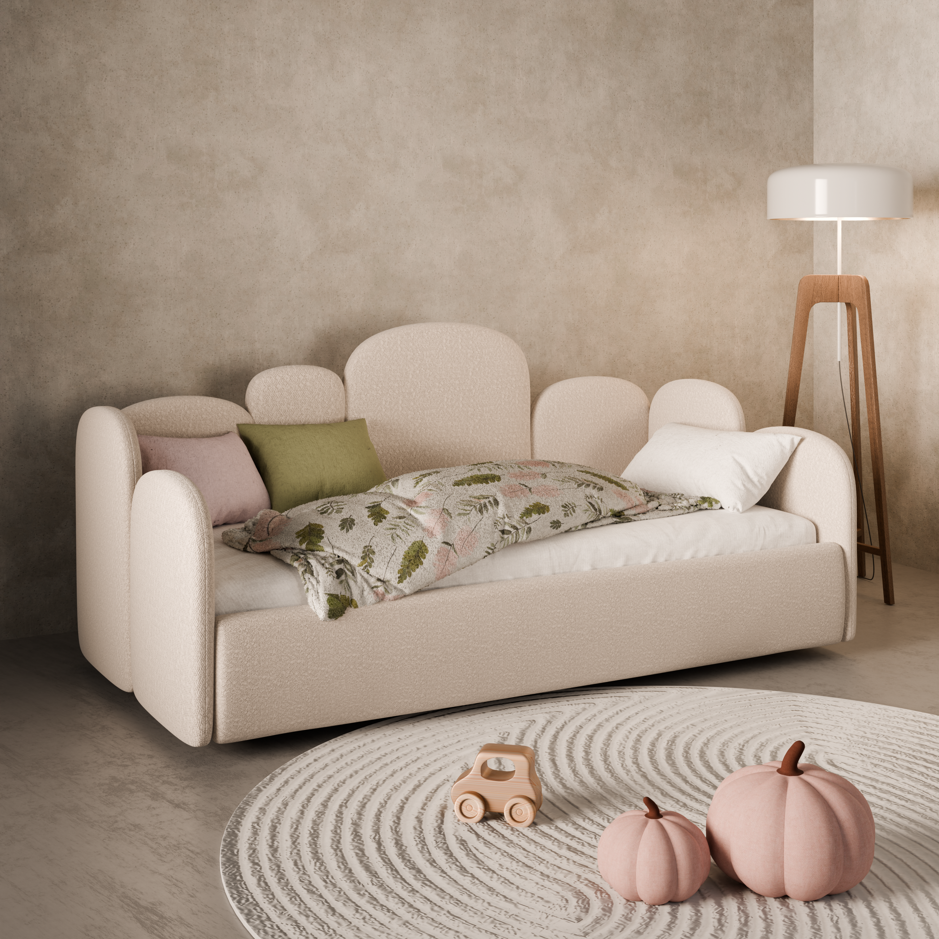 Łóżeczko dziecięce Milo w wersji pojedynczej - obrazek 2