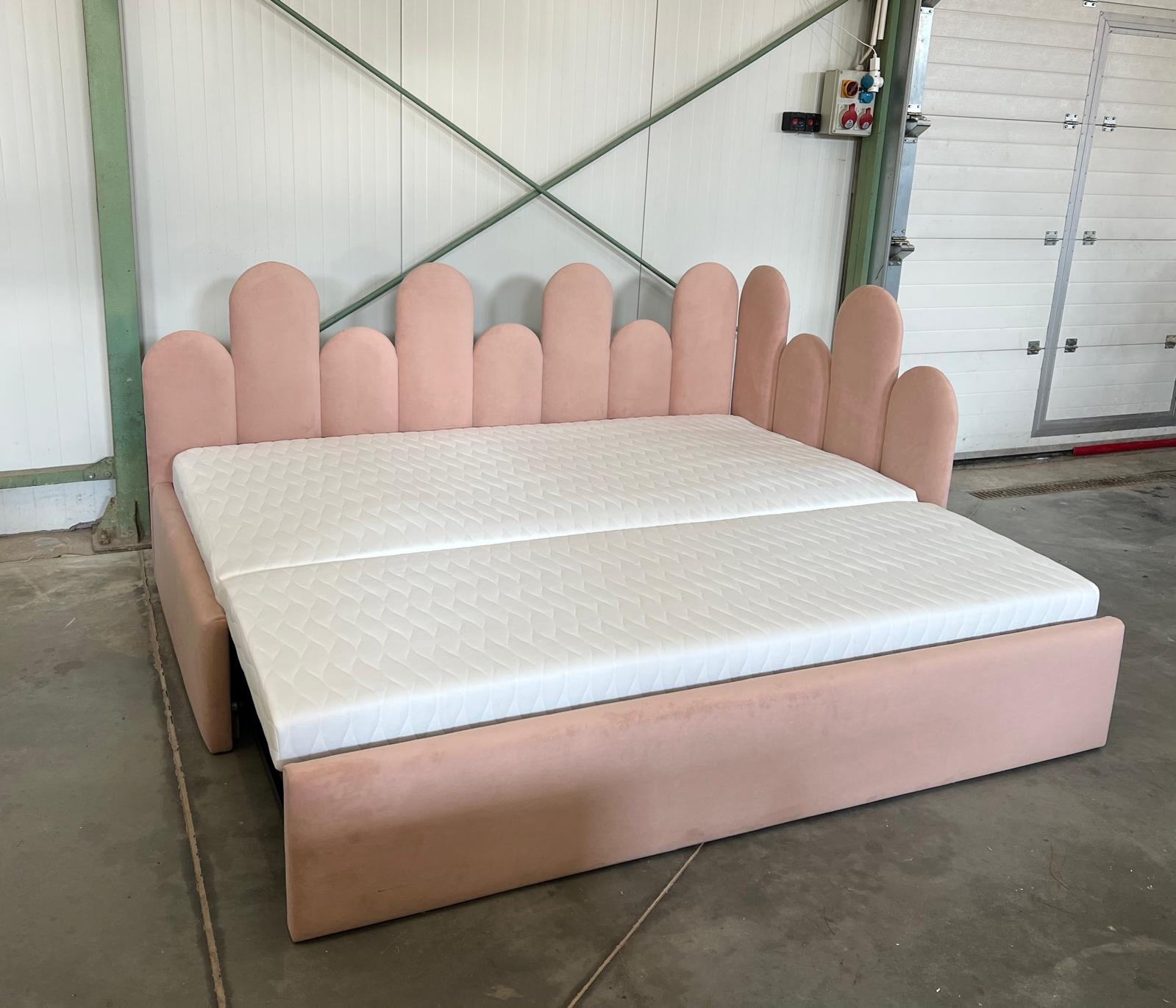 Łóżko dziecięce Nubi w wersji z dodatkowym równym spaniem