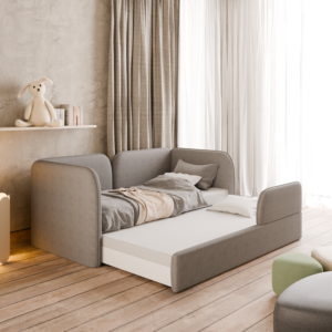 Łóżeczko dziecięce Naomi w wersji z dodatkowym równym spaniem